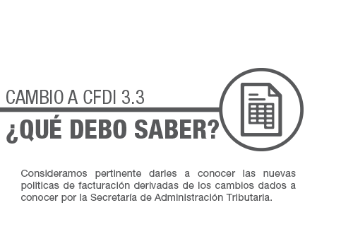 Comunicado CFDI 3.3